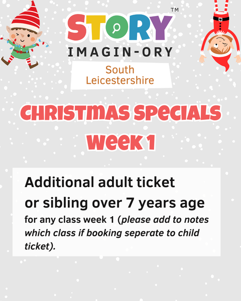 Extra adult or over 7yrs space - Week 1 Christmas Specials 2025