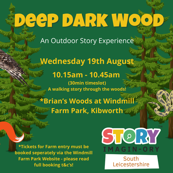 Outdoor Story Experience Windmill Farm Wednesday 19th Aug 10.15am