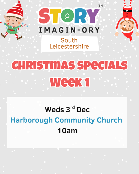 Week 1 Christmas Special Weds 3rd Dec 10am - 11am Mkt Harb