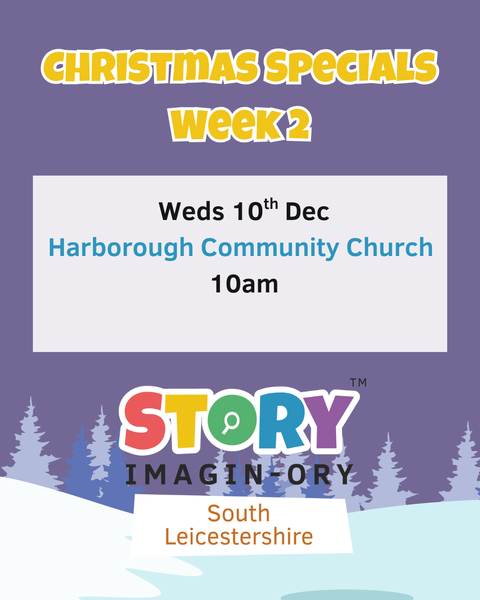 Week 2 Christmas Special Weds 10th Dec 10am - 11am Mkt Harb