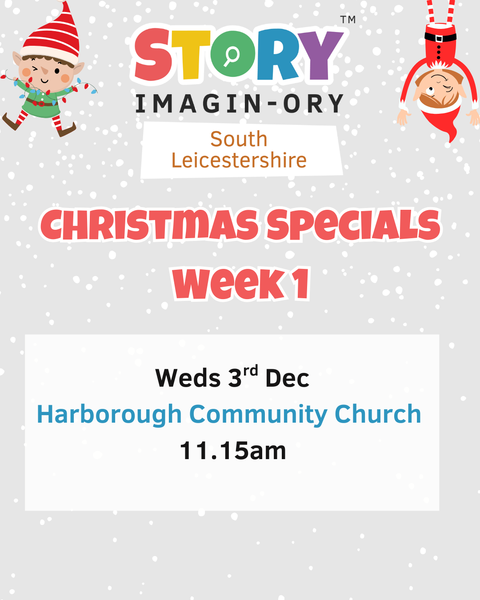 Week 1 Christmas Special Weds 3rd Dec 11.15am - 12.15pm Mkt Harb