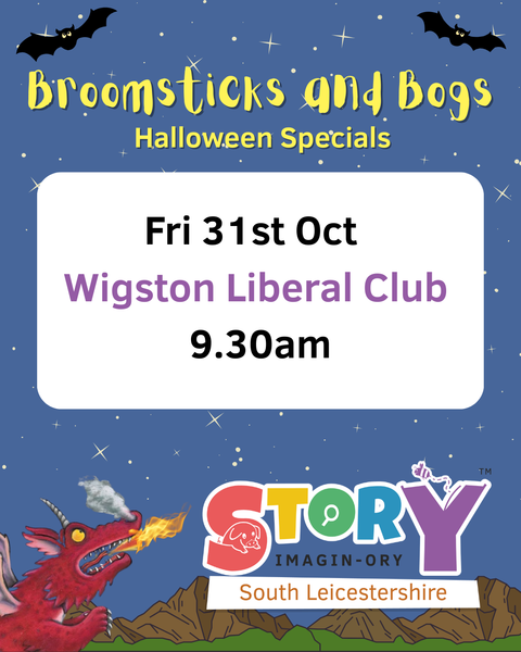 Halloween Special Friday 31st Oct 9.30am - 10.30am Wigston
