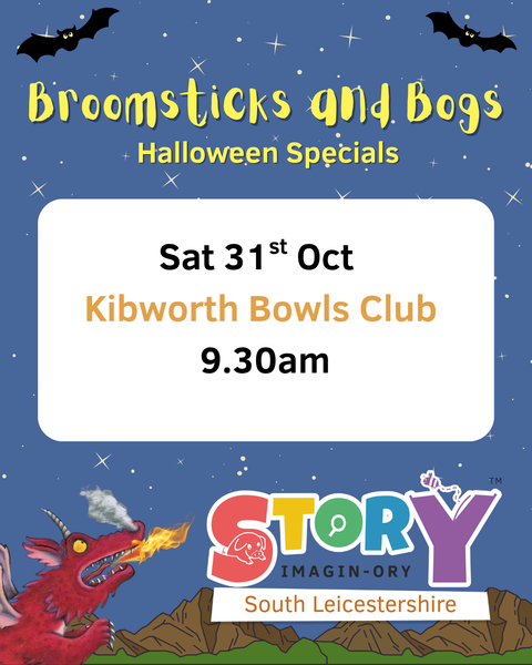 Halloween Special Saturday 31st Oct 9.30am - 10.30am Kibworth Bowls