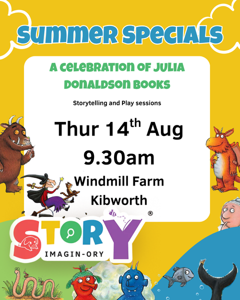Summer Holiday Special Thursday 14th Aug 9.30am - 10.30am Kibworth (Windmill FP)