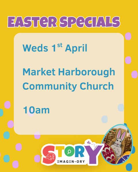 Easter Special Weds 1st April 10am - 11am Mkt Harb