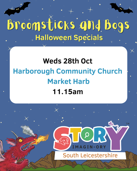 Halloween Special Weds 28th Oct 11.15am - 12.15pm Mkt Harb