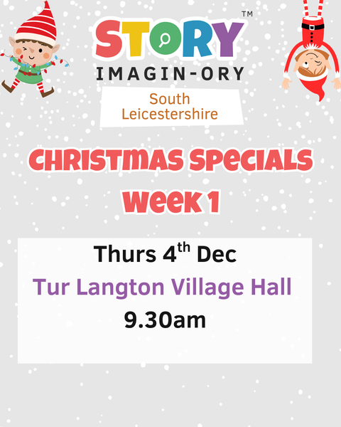 Week 1 Christmas Special Thursday 4th Dec 9.30am - 10.30am