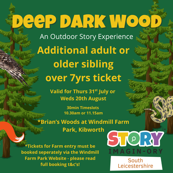 Extra adult or older sibling space - Summer Specials 2025